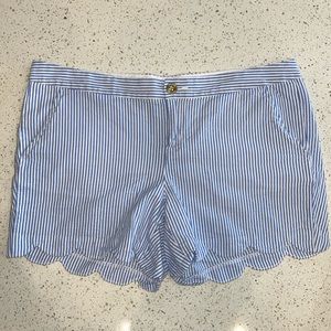 Lilly Pulitzer Buttercup Shorts - Seersucker - 14